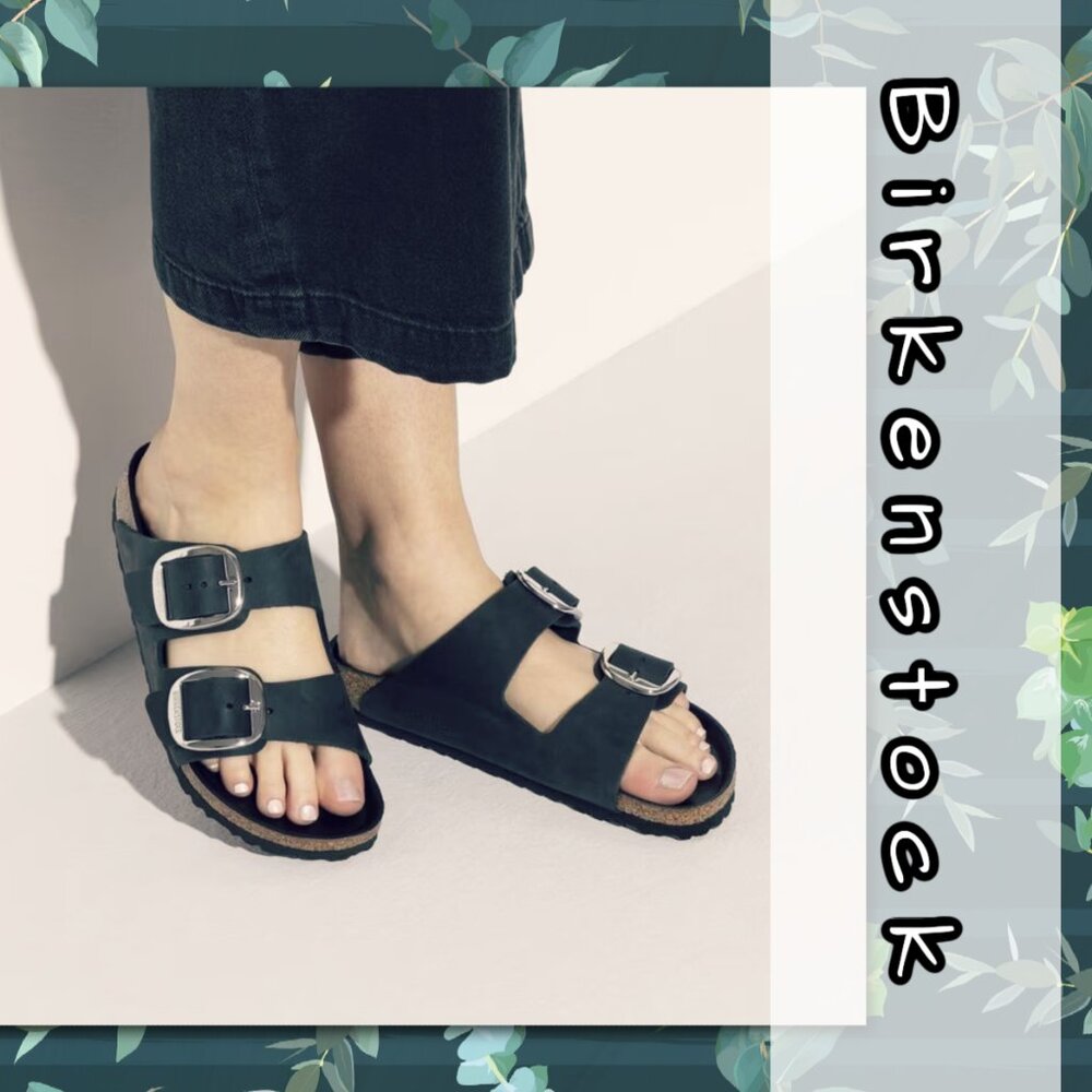 Birkenstock Arizona Big Buckle - Black Oiled Leather